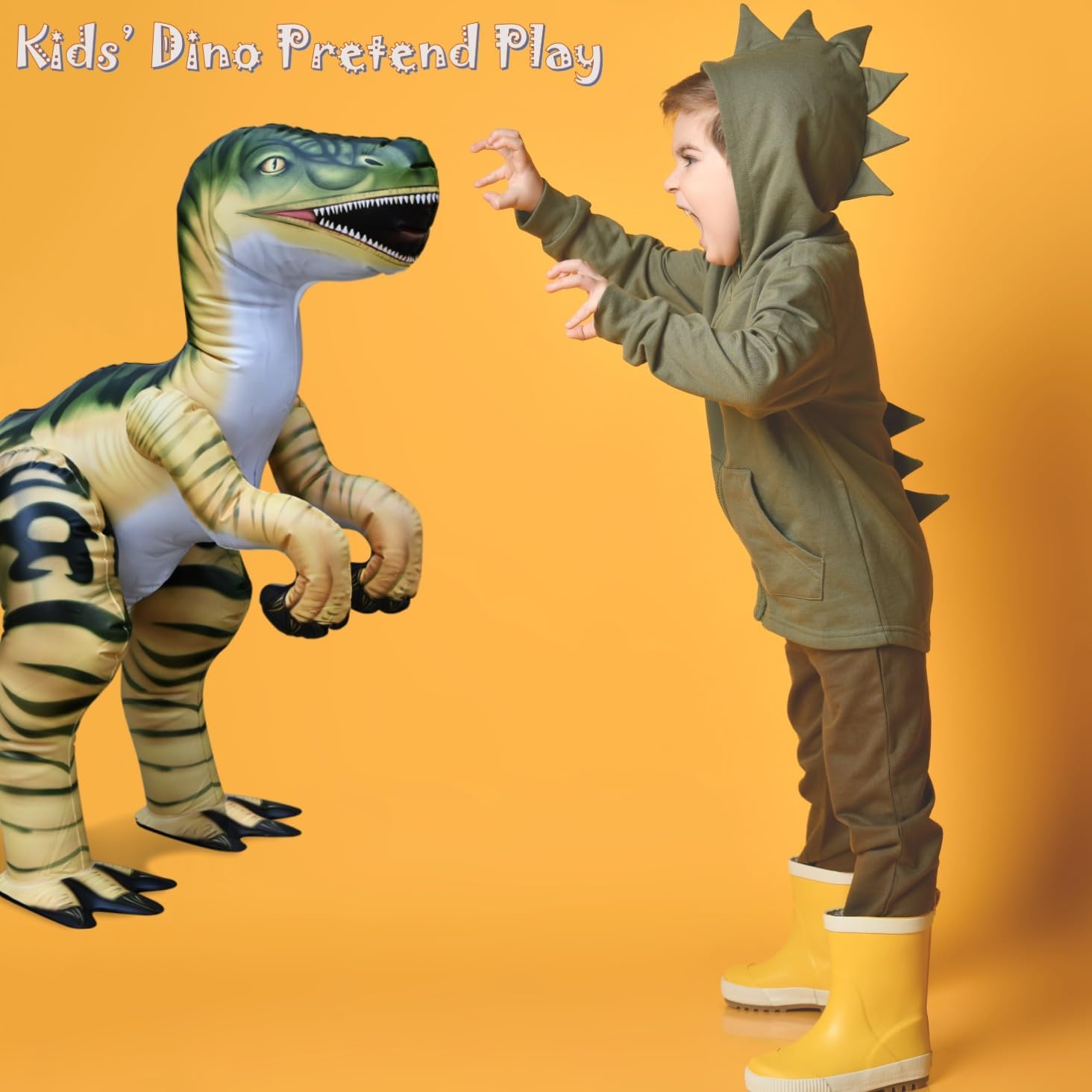 Jet Creations Inflatable Spinosaurus, 53" Long, Realistic Dinosaur