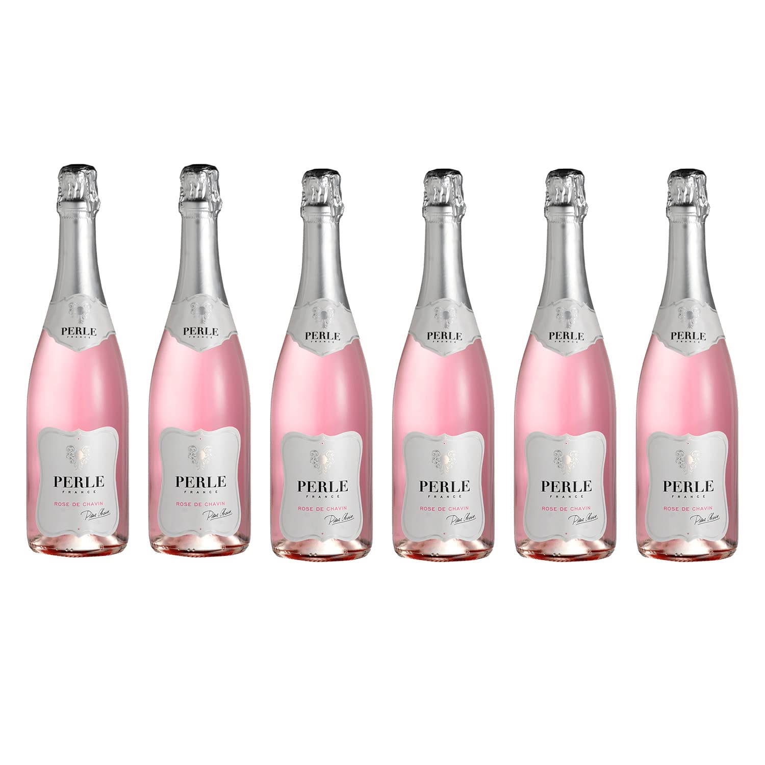Pierre Chavin Perle Blanc Alcohol-Free 0.0% Sparkling White Wine Alternative From France, Low Calorie, Halal Certified, Vegan, and No Sulphites 750ml