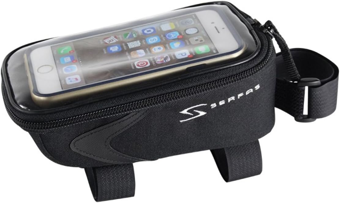 Serfas Cell Phone Bicycle Top Tube Bag (Black)