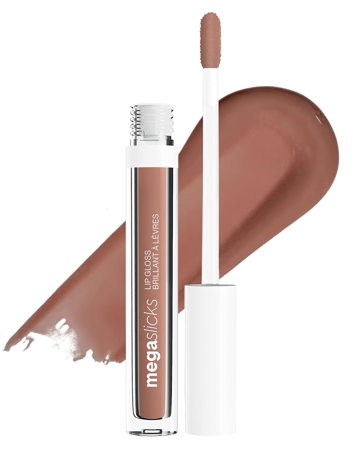 wet n wild MegaSlicks Lip Gloss, Ultra-Glossy, Vitamin-E Enriched, Ultra-Gloss High Shine Moisturizing, Cruelty-Free & Vegan - Bronze Berry