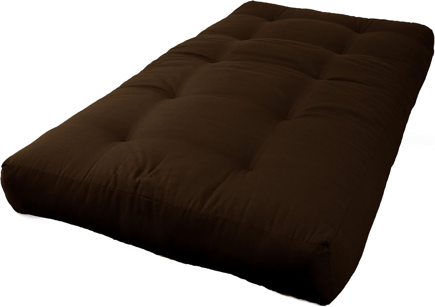 Blazing Needles Renewal 7" Twill Futon Mattress, Full, Aqua Blue