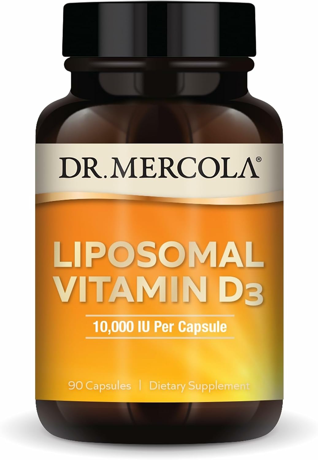 Dr. Mercola Liposomal Vitamin D3 - Supports Heart, Bone & Immune Health - 5,000 IU Per Serving - Non-GMO, Soy Free & Gluten Free - 30 Capsules (30 Servings)