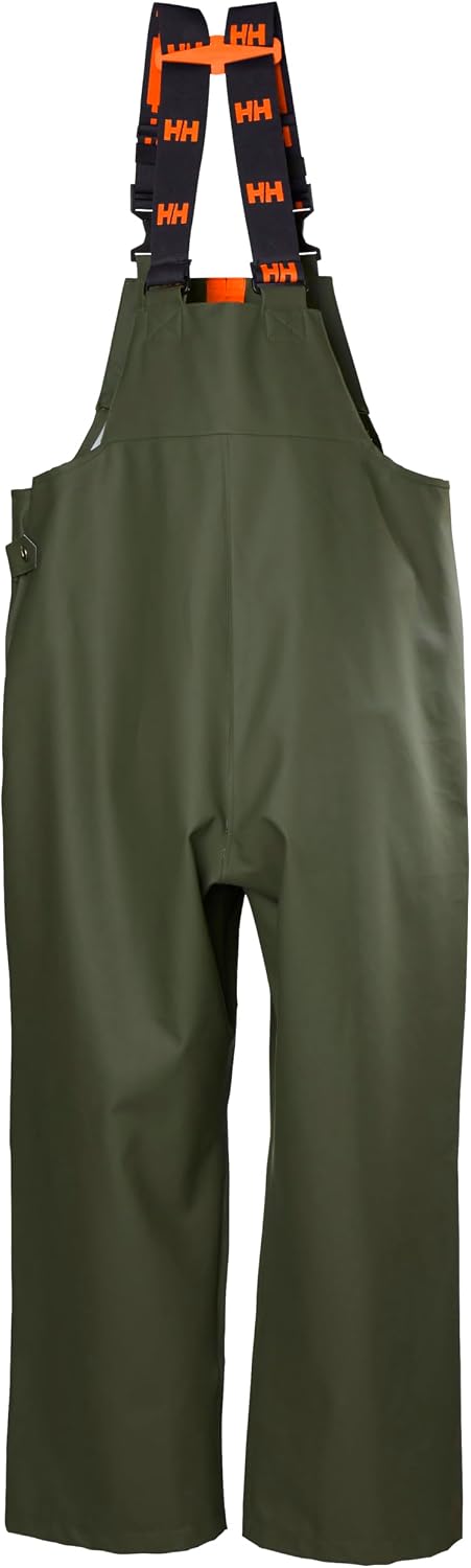 Helly Hansen Storm Rain Bib, Bib Overalls for Men, PVC-Coated Polyester