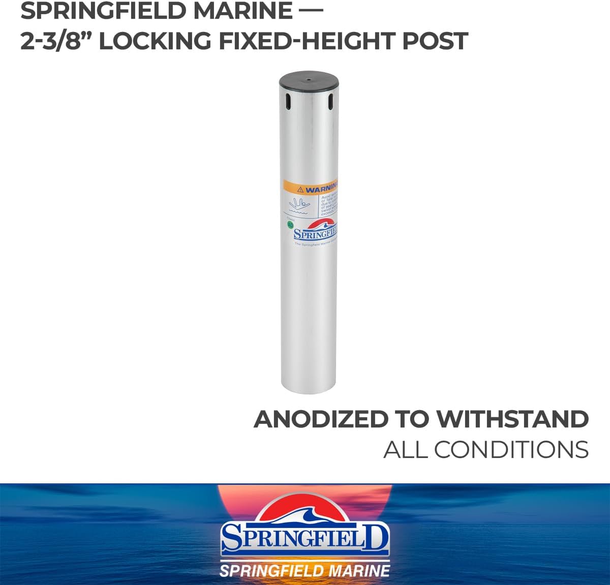 Springfield 1300715 15IN Post Plug-in Removable Pedestal and Pedestal Set