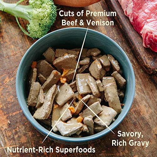 Wellness CORE 95% Adult Canned Wet Dog Food, Grain Free, Natural, Beef with Carrots Recipe, 12.5 oz, Pack of 12 Cans