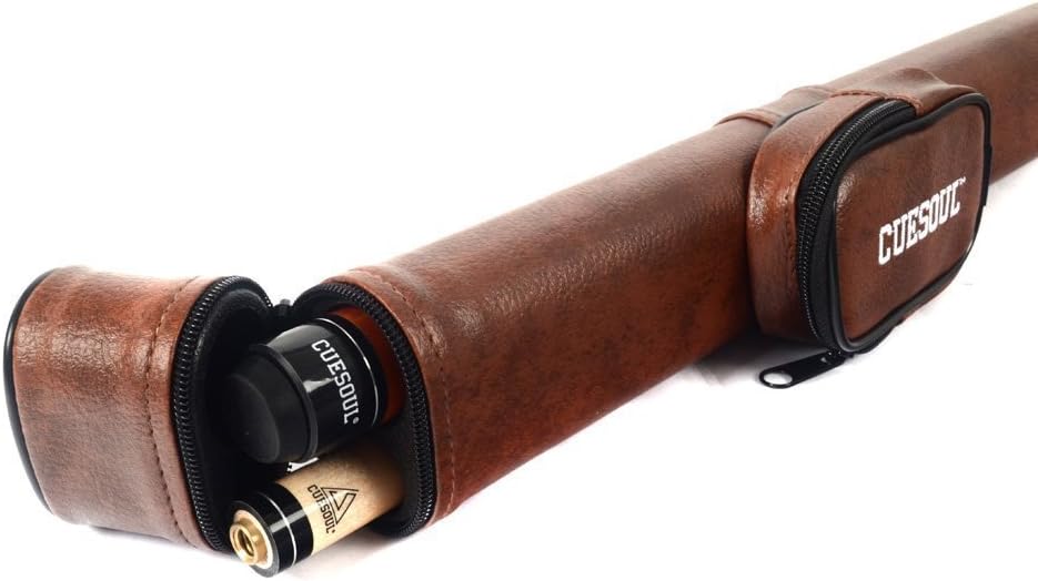 CUESOUL 58 Inch 19oz/20oz Maple Billiard Stick Pool Cue Set 11.5mm/13mm Tip[Weight Adjustable]