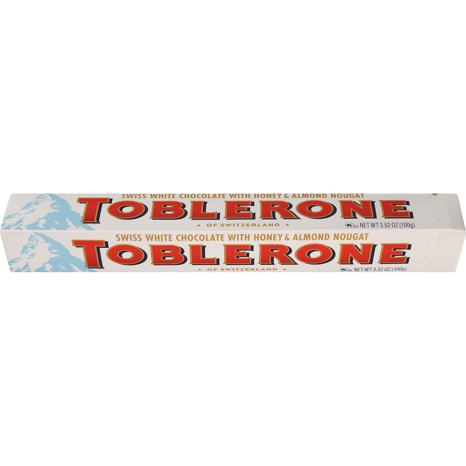 Toblerone White Chocolate, 3.52-Ounce Bars (Pack of 12)