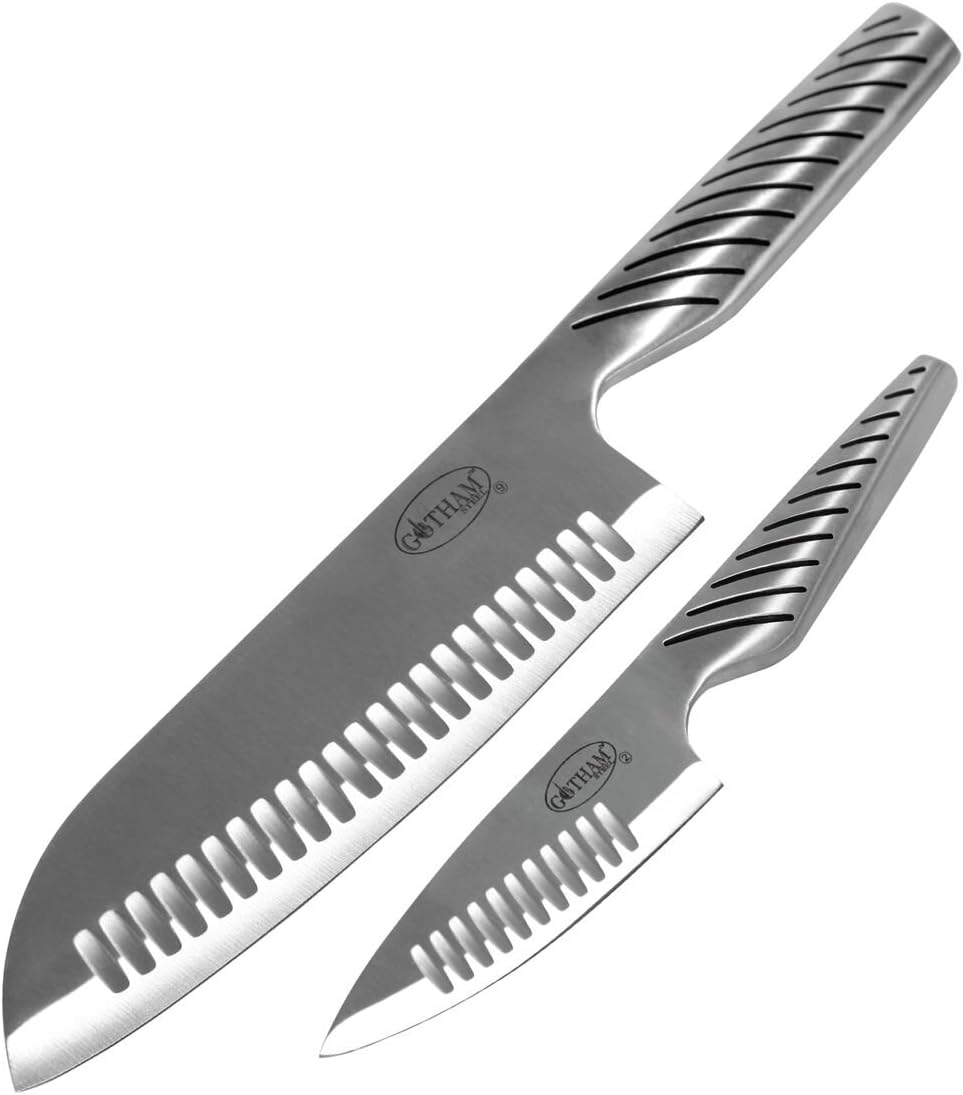 Gotham Steel 10 Piece Knife, 10Piece Set, Stainless Steel
