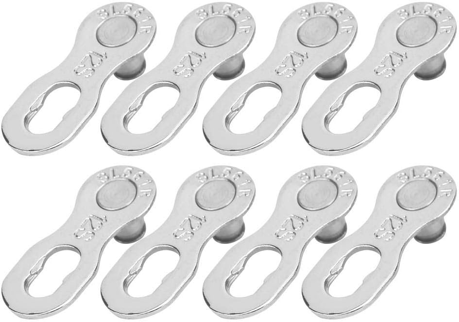 RiToEasysports 4Pair Chain Connector,Steel 12 Speed Chain Missing Link Connector Parts Cycling Accessory for Mountain Bike and Road Bike Chain