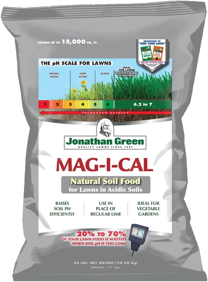 Jonathan Green 11352 Mag-i-Cal Pelletized Calcium Fertilizer, Covers 15,000 Sq. Ft., Quantity 1