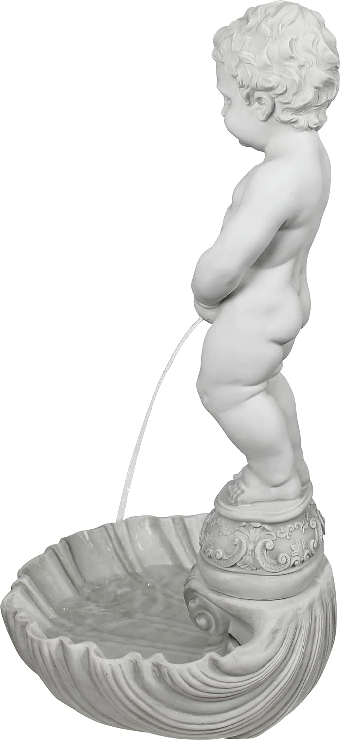 MANNEKEN PIS BOY PIPED STATUE