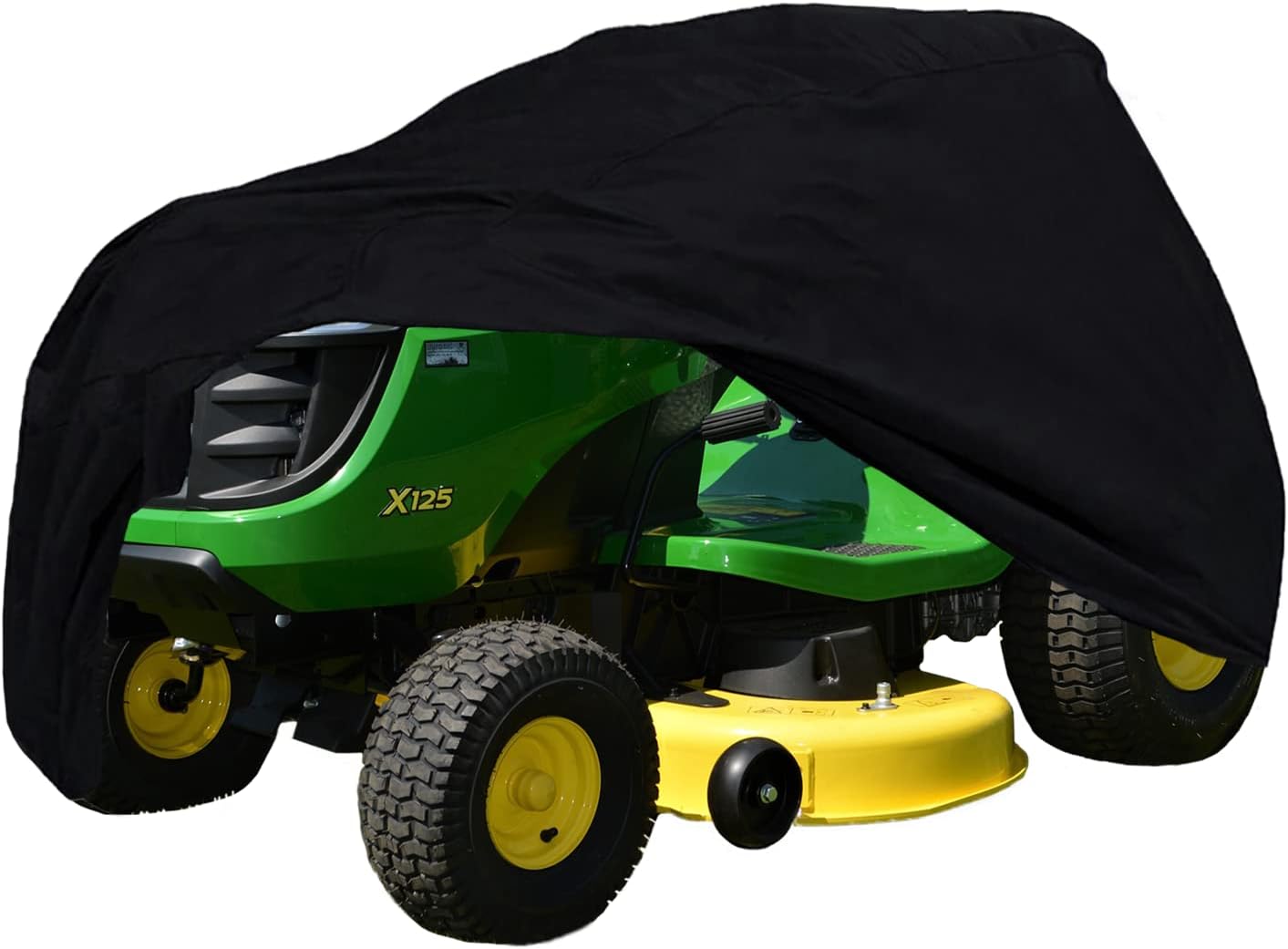 Szblnsm Riding Lawn Mower Cover, Waterproof Tractor Cover Fits Decks up to 54", Heavy Duty 420D Polyester Oxford, Covers Against Water, UV, Dust, Dirt