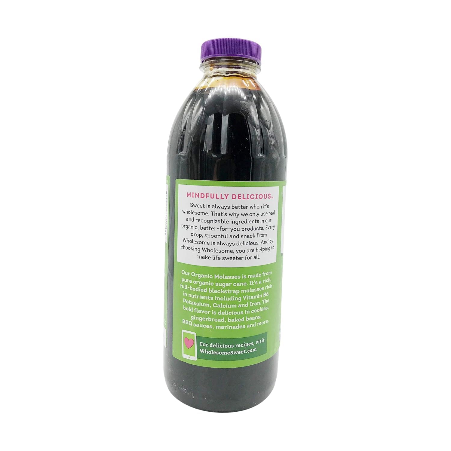 Wholesome Sweeteners, Inc., Organic Molasses, Unsulphured, 32 fl oz (944 ml)(Pack of 3)