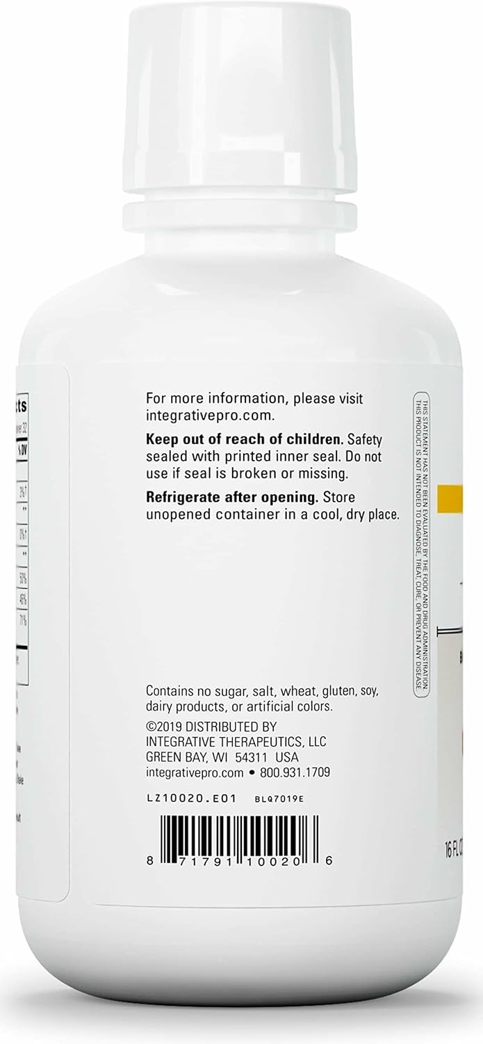 Integrative Therapeutics Liquid Calcium Magnesium 2:1 - Supplement for Bone Support* - Delicious Formula - Does Not Contain Sugar