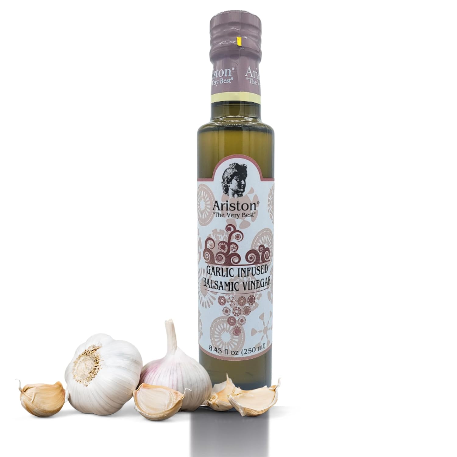 Ariston Aged Balsamic Vinegar of Modena, Traditional Flavored, 16.9 Fl Oz | Organic Gourmet Italian Vinegar, Oak Barrel Aged, Perfect for Salads, Pasta & Finishing Dishes, No Added Sugar, Vegan