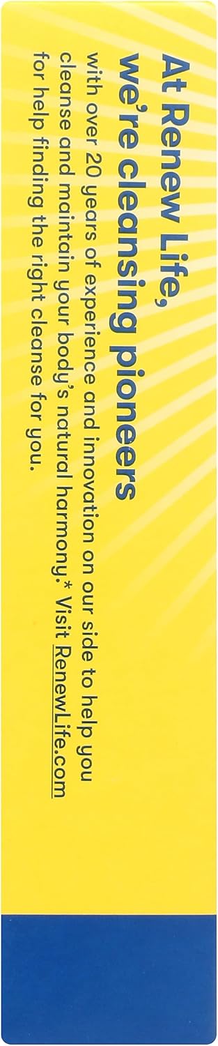 Renew Life Adult Cleanse Total Body Reset, Advanced Herbal Formula - 2-Part, 3-Day Program - Gluten