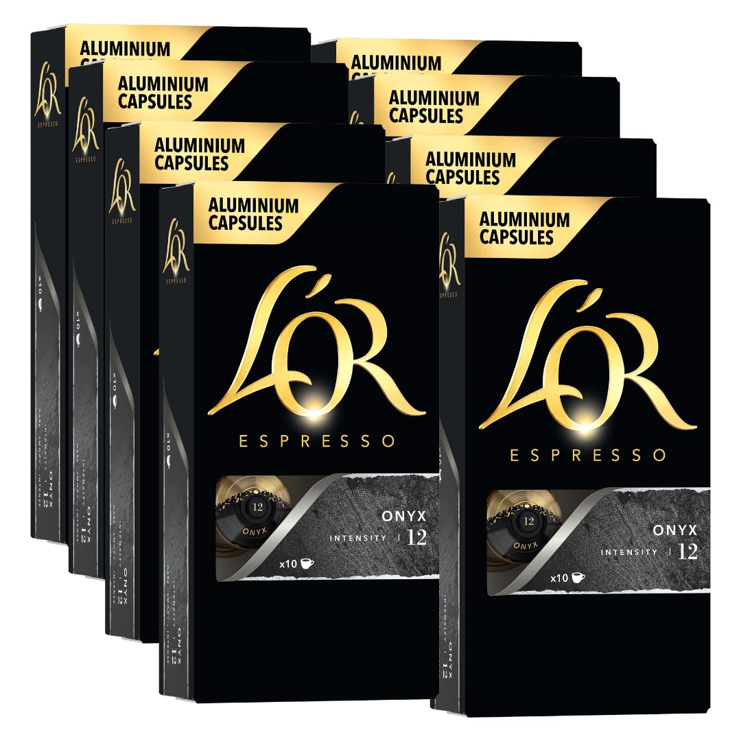 L'OR Espresso Capsules, Dark Roast, Onyx, 10 Capsules