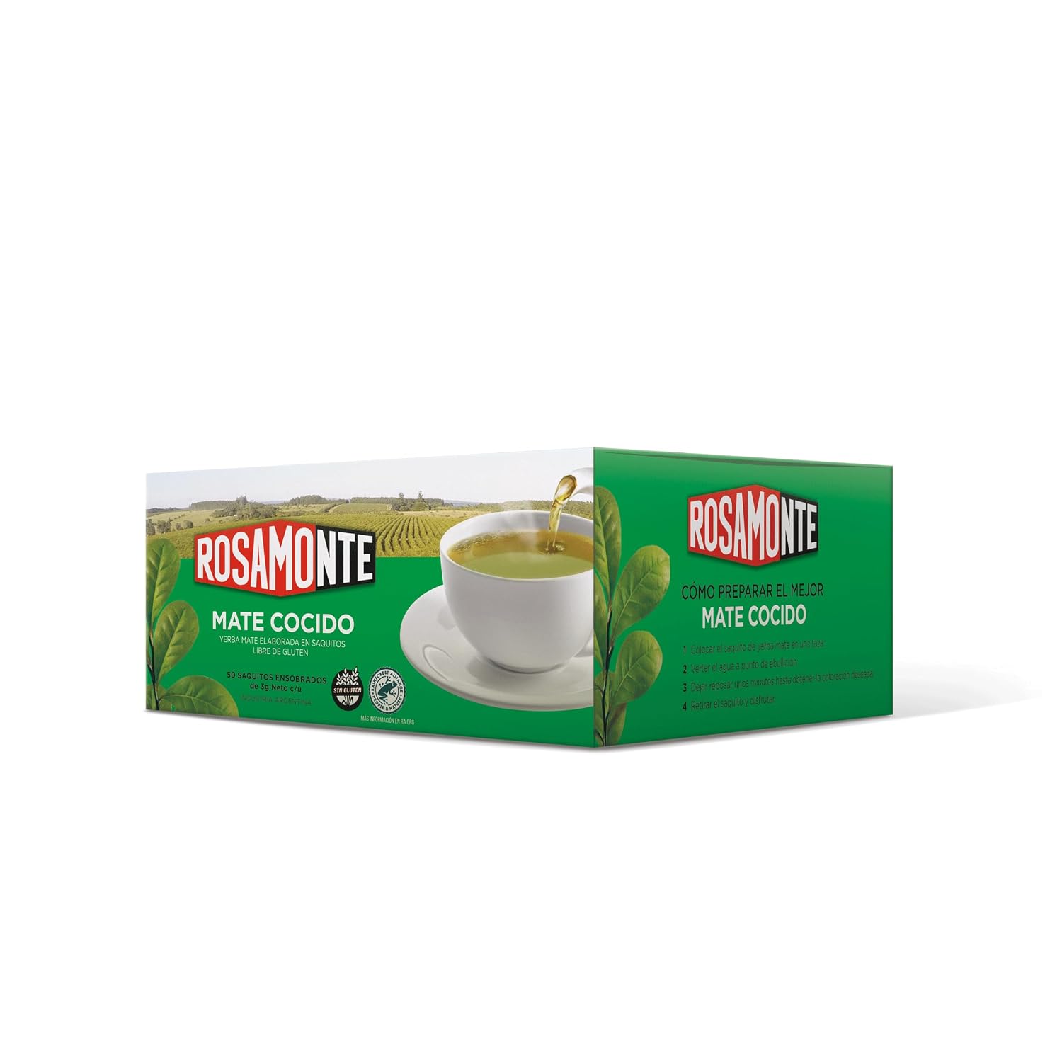 Rosamonte Yerba Mate Tea Bags Original (50 Tea bags)