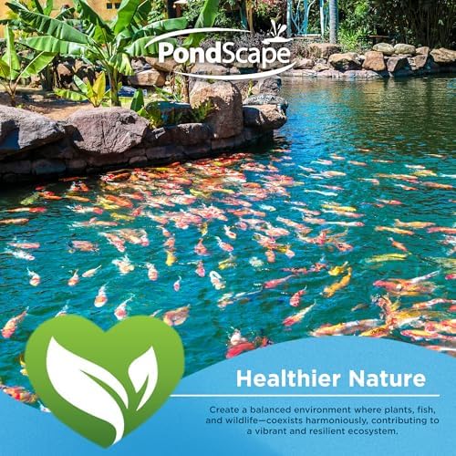 PONDSCAPE Lake Blue Pond Dye – Each Water Soluble Packets Treats 1/3 Acre, 3'-6' Deep - for Ponds