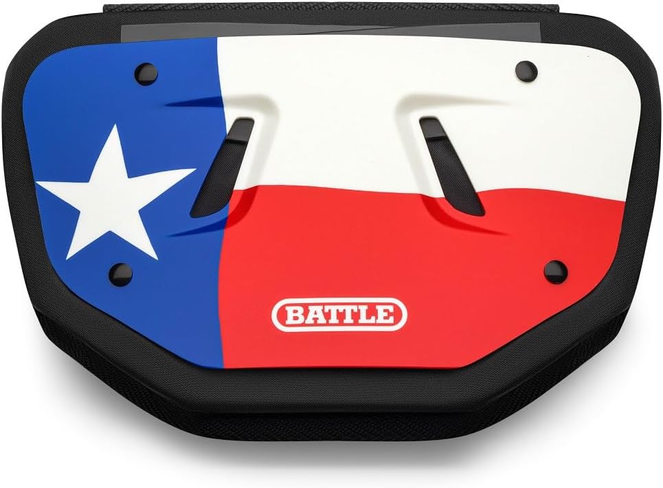 Battle Sports Novelty Football Back Plate, Kids, Adults