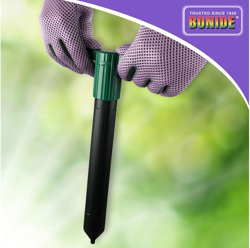 Bonide MoleMax Mole & Gopher Repeller Battery-Powered Sonic Spike | Animal Repellent Stake with Chatter Sound Technology