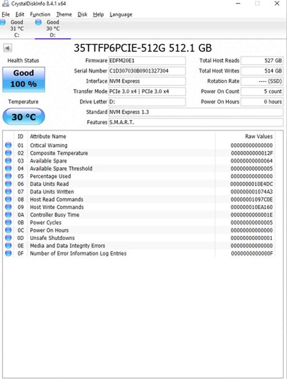 Timetec 1TB SSD NVMe PCIe Gen3x4 8Gb/s M.2 2280 3D NAND High Performance SLC Cache Read/Write Speed Up to 2, 000/1