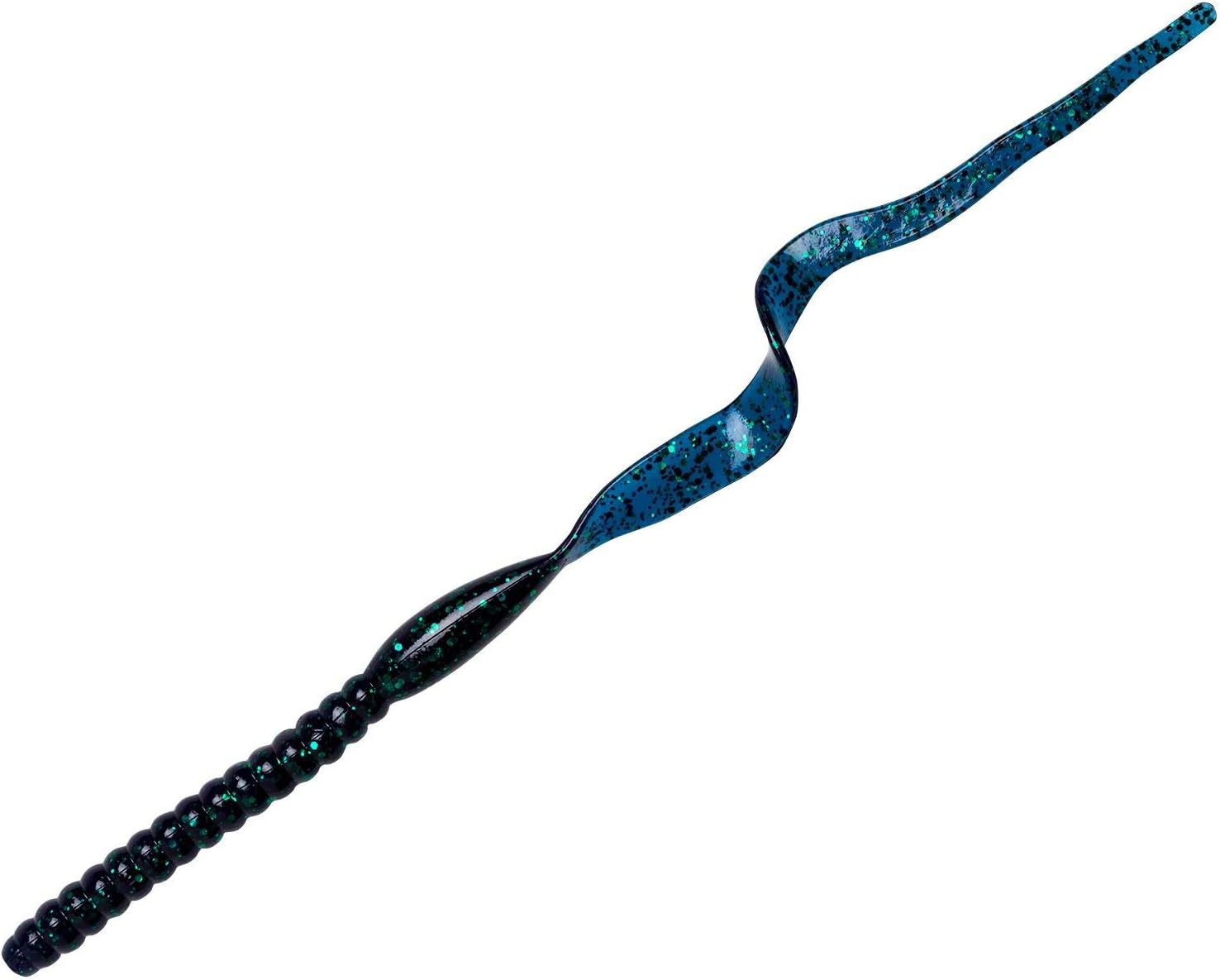 YUM Ribbontail Worm Curly-Tail Swim-Bait Bass Fishing Lure