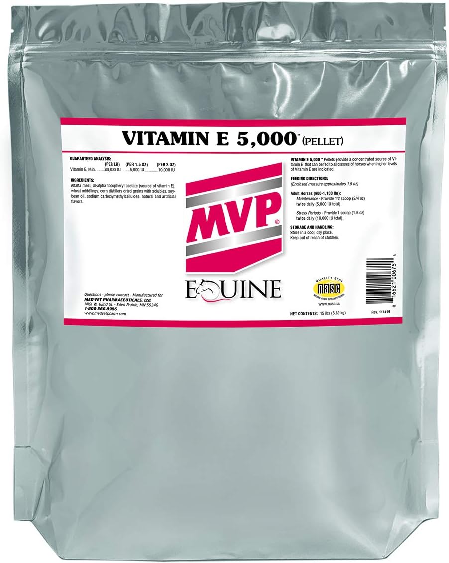 MPV Vitamin E 5,000 Pelleted Vitamin E for Horses