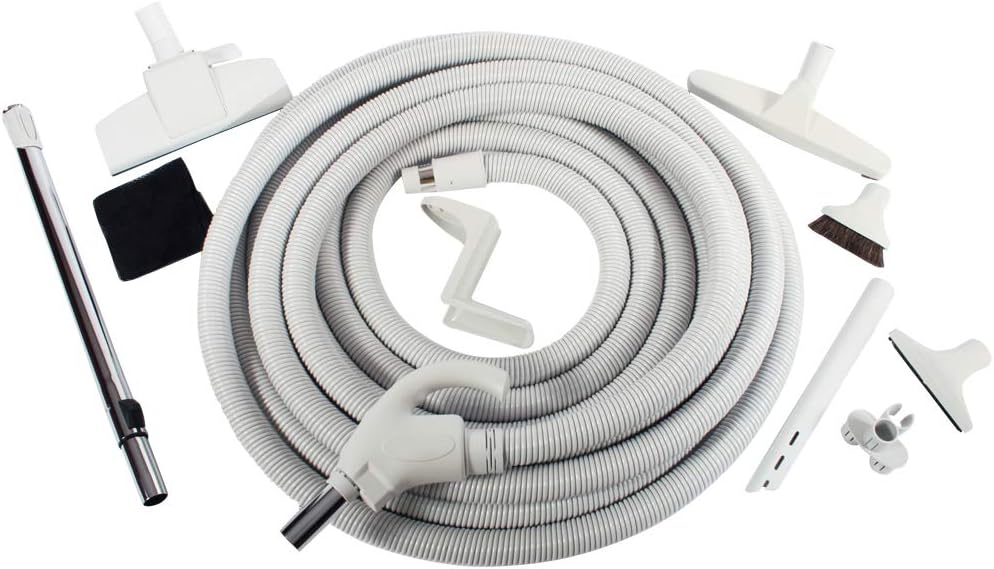 Cen-Tec Systems 93642 Central Vacuum Low Voltage Kit, 35 Ft. Hose, Light Gray