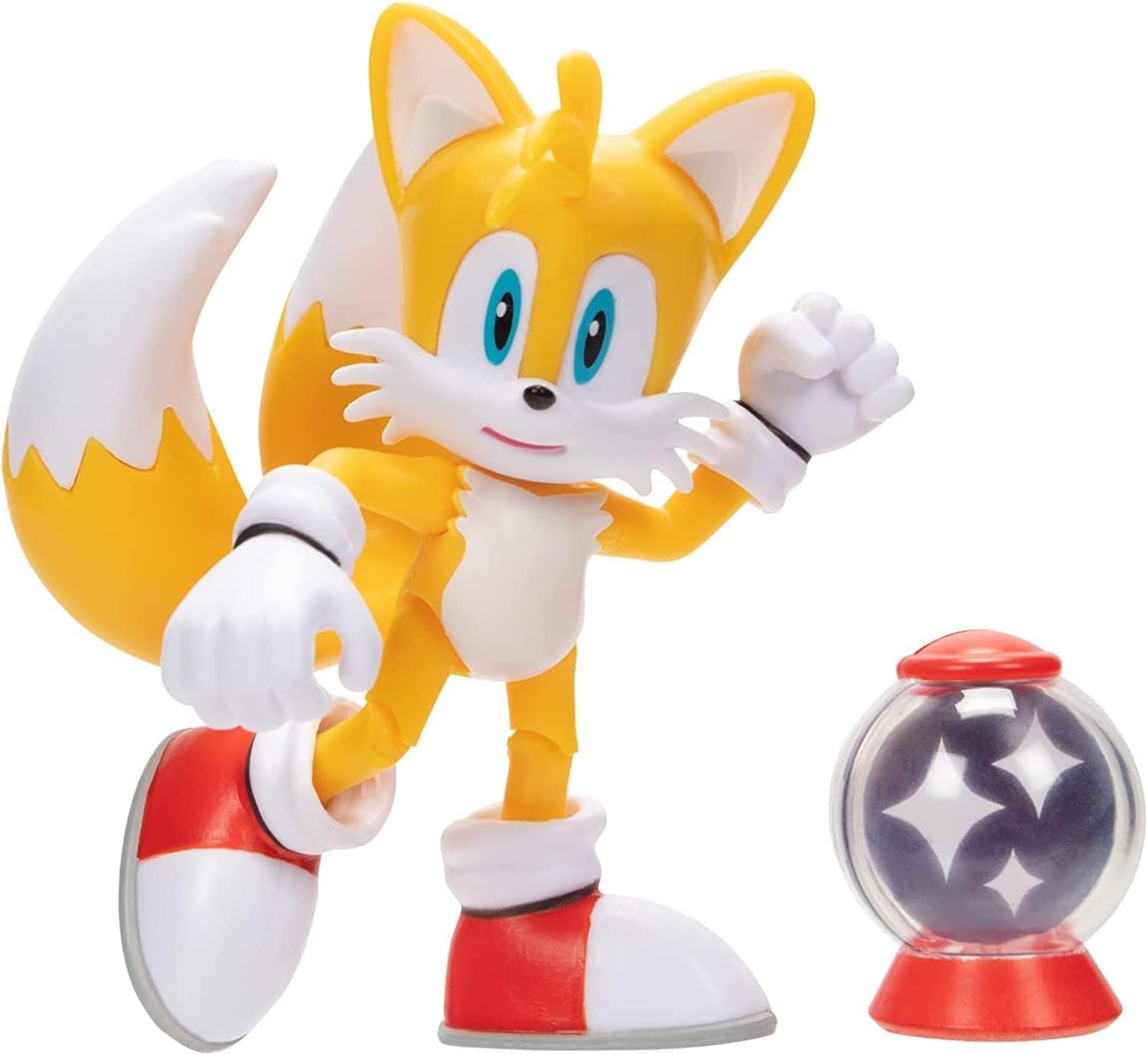 JAKKS Pacific Sonic the Hedgehog Sonic 4" Action Figure 2 Pack - Modern Tails & Modern Amy