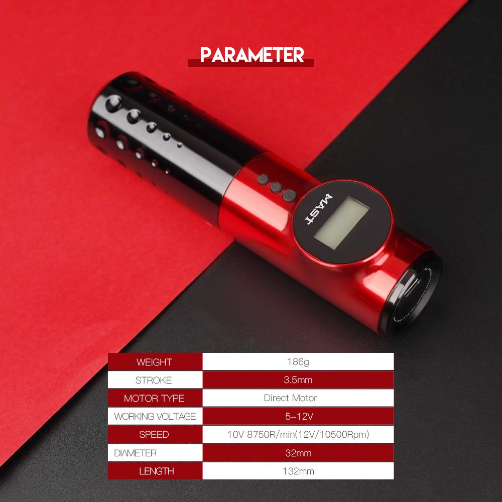 Mast Archer Cordless Tattoo Pen Machine Rotary Tattoo Gun