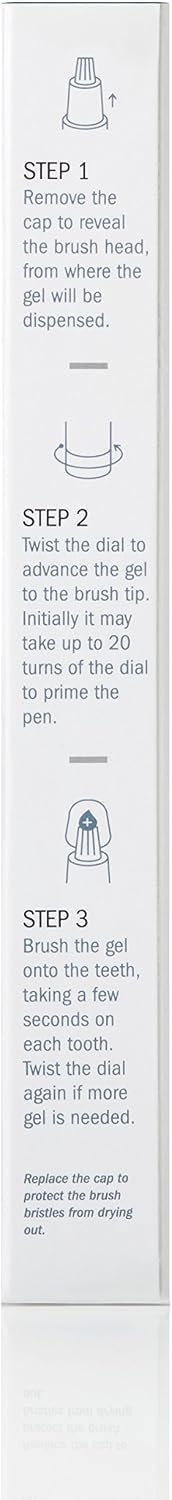 Smileactives Teeth Whitening Pen, Stain Remover Gel, Vanilla Mint, 2-Pack | Precision Brush-Tip Applicator, Dental-Grade Formula, Travel-Ready Design