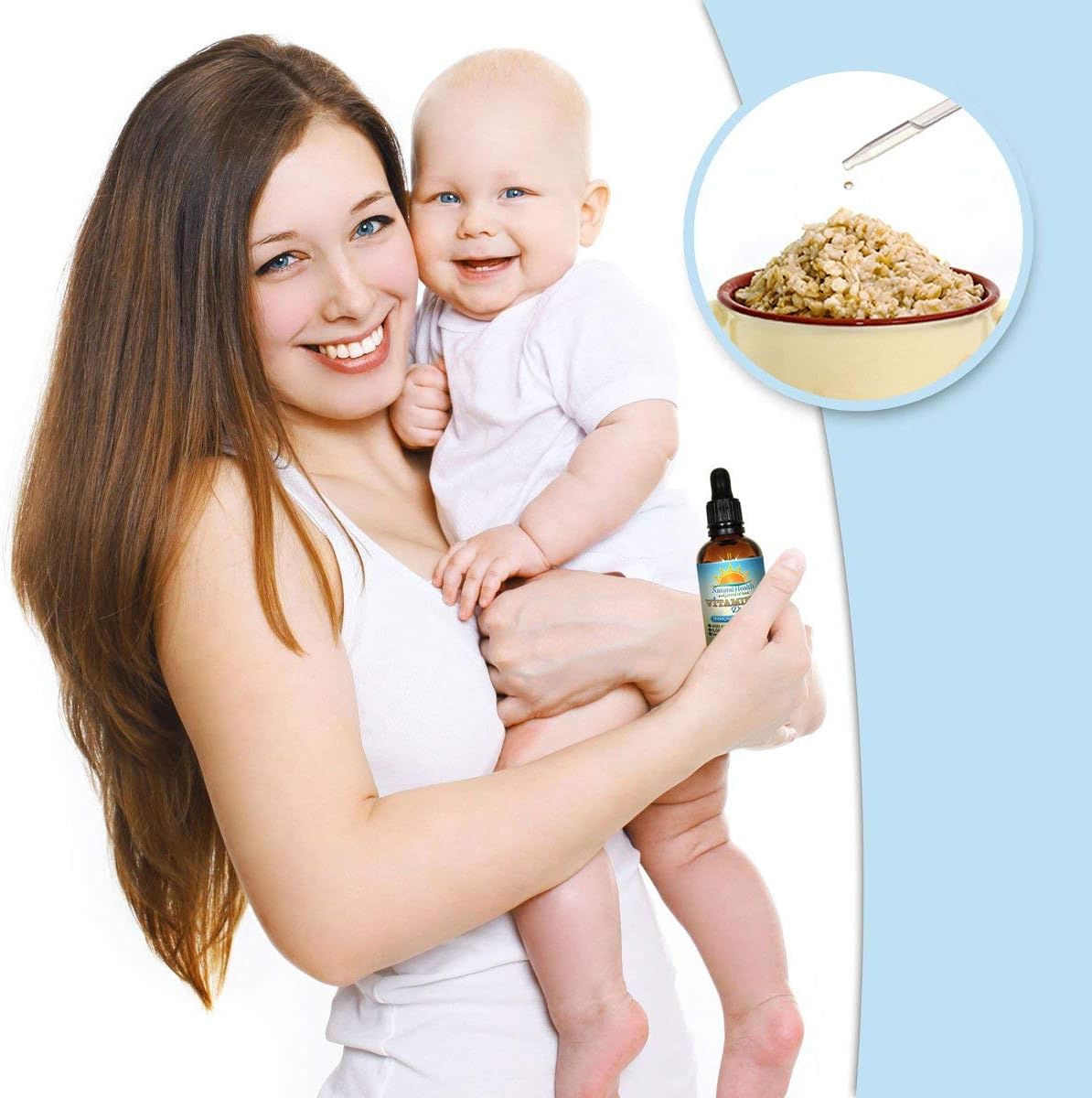 Kids Vitamin D Drops - 2 oz Liquid D3 | Pure Vit D3 Supplement - Supports Immune System & Bone Health - For Toddlers, Children