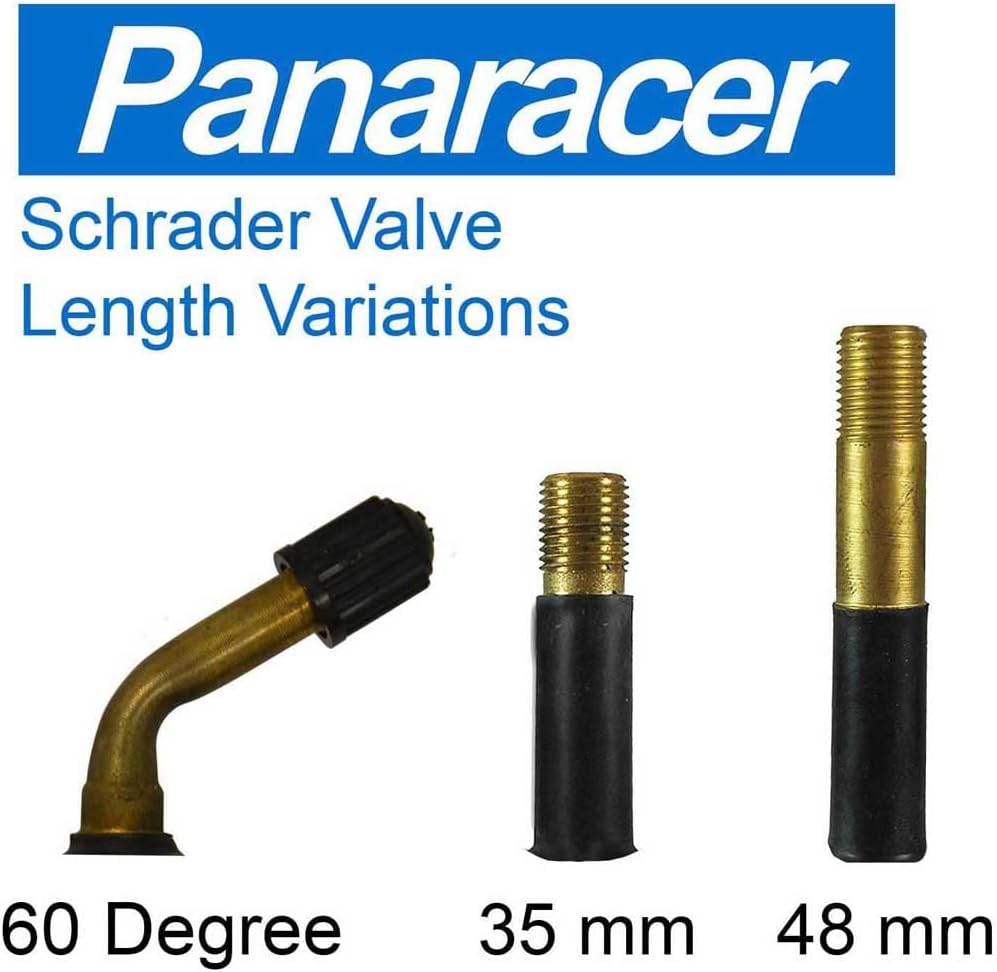Panaracer Bicycle Tube, Schrader Valve, many different sizes, 35-48-60 mm valves, single or two pack