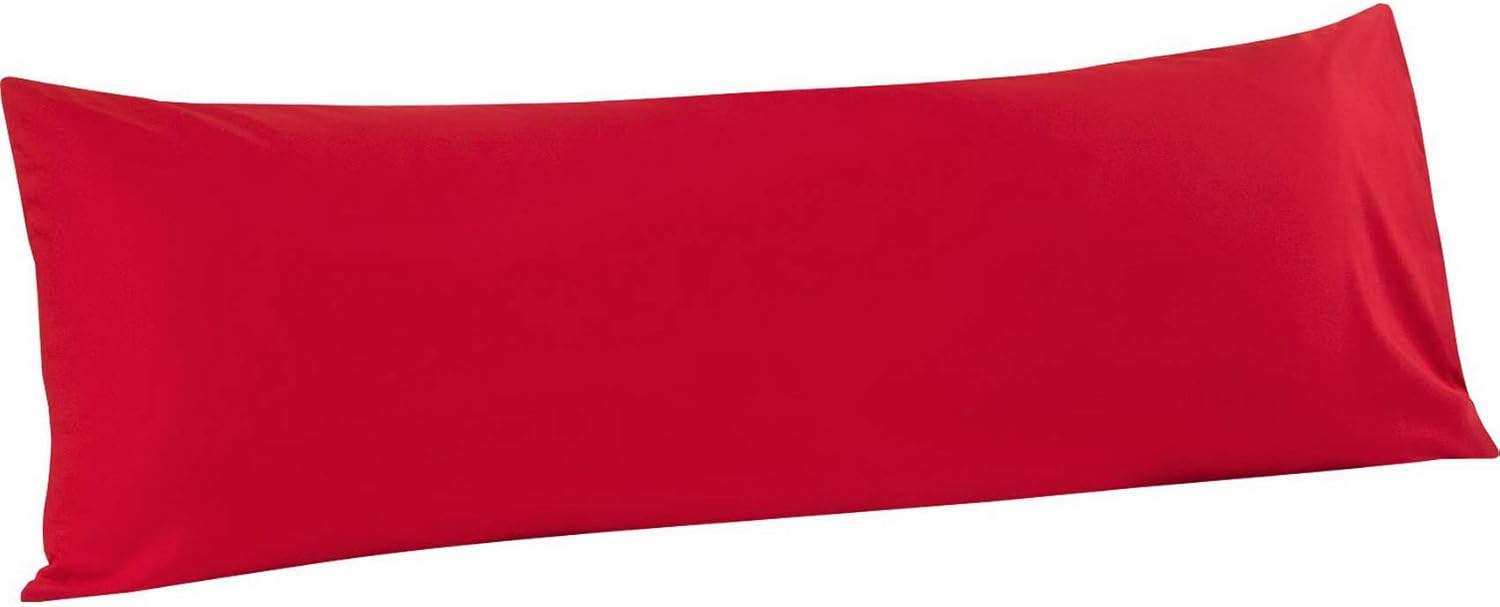 FLXXIE 2-Pack Microfiber Standard Pillow Cases, Envelope Style, White