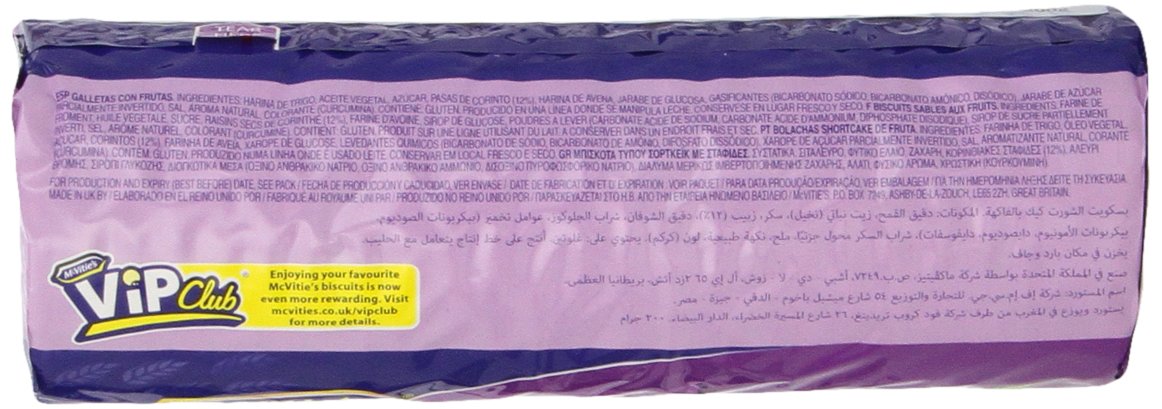 McVities Fruit Short Cake, 200gm (Pack of 12)