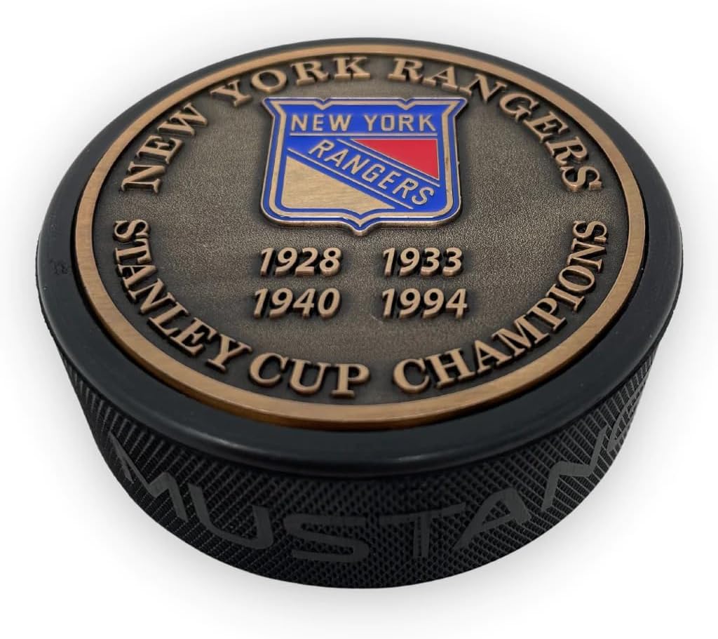 Sports Decor Stanley Cup Years Gold Medallion Puck