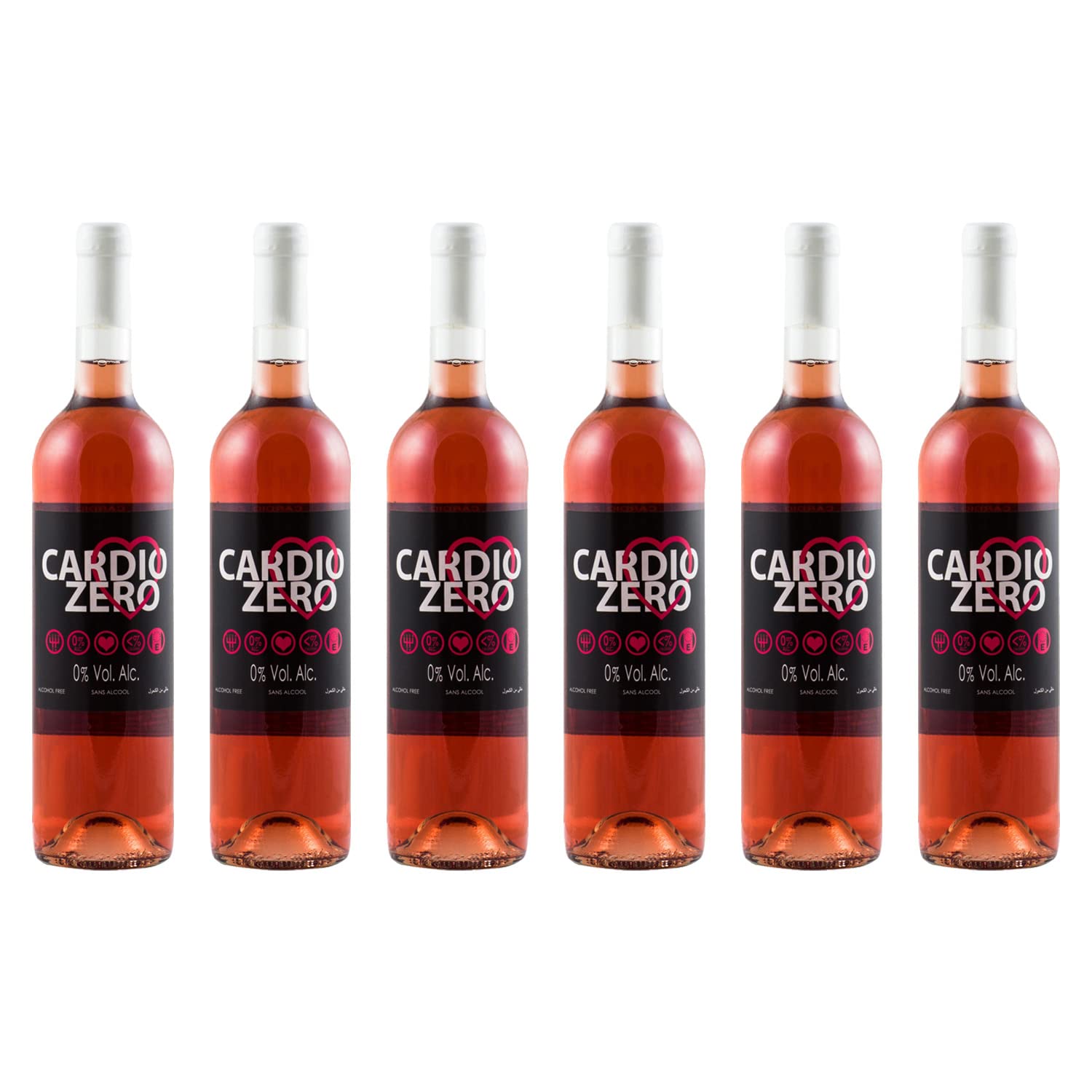 Elivo Cardio Zero Red Dealcoholized 0.0% Non-Alcoholic Red From Spain 750ml, Low Sugar, Low Calories (1 Bottle)