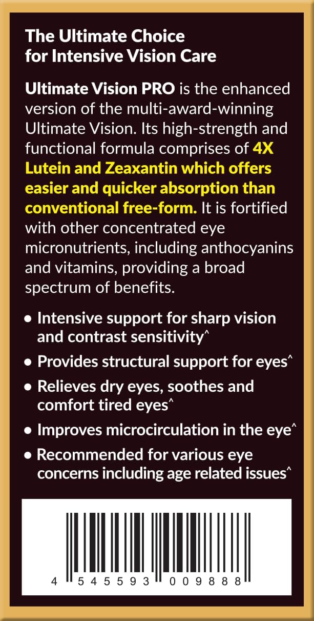 AFC Japan Ultimate Vision PRO Lutein Zeaxanthin Macular Health - 45 softgel