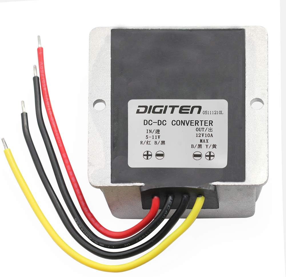 DC 6V 5-11V to 12V 10A Step up Converter Regulator Waterproof Boost Power Module