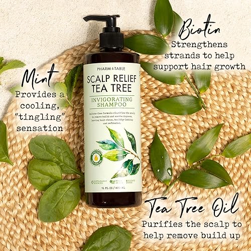 PHARM TO TABLE Scalp Relief Tea Tree Shampoo 960ml