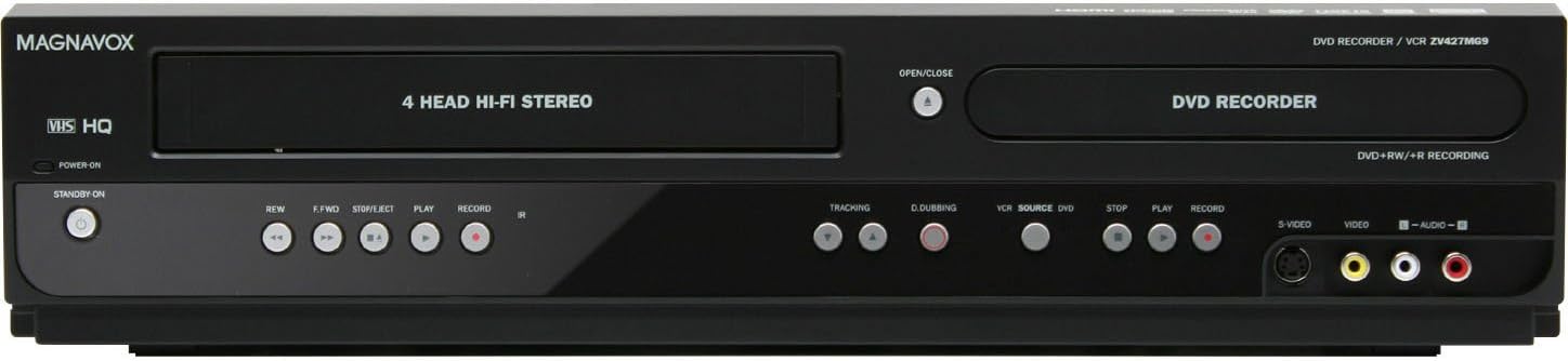 Magnavox ZV427MG9 DVD Recorder/VCR Combo, HDMI 1080p Up-Conversion, No Tuner