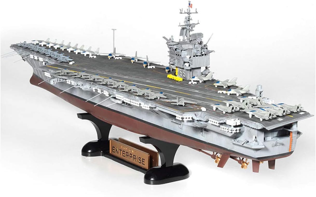 Academy USS Enterprise CVN-65 Aircraft Carrier Plastic Model Kits 1/600 Scale