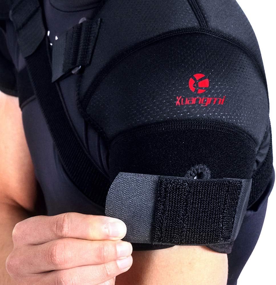 Double Shoulder Support Brace Strap Wrap Neoprene Protector,L