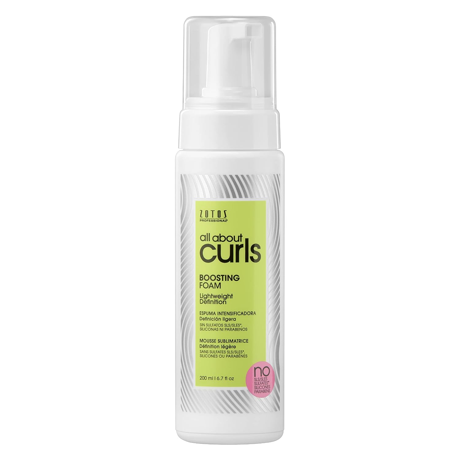 ALL ABOUT CURLS Boosting Foam | For Curly Hair | Lightweight Definition Hold | Volumizing Extra Fullness & Body | Vegan & Cruelty Free | Sulfate &