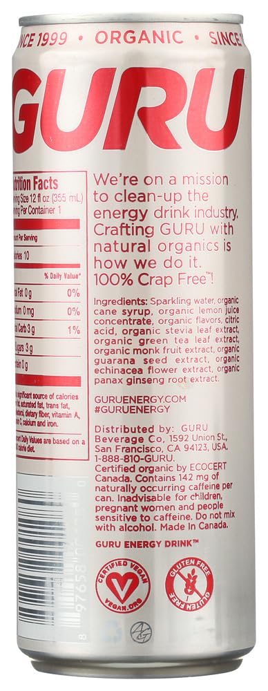 Sambazon Organic Low Calorie Amazon Acai Energy Drink, 12 Fl Oz