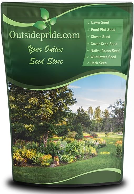 Outsidepride Combat Extreme Northern Zone - 5 Lbs Cold-Hardy, Drought-Resistant Turf Type Tall Fescue & Kentucky Bluegrass Lawn Grass Seed Blend, OptiGrowth Coated for Better Establishment