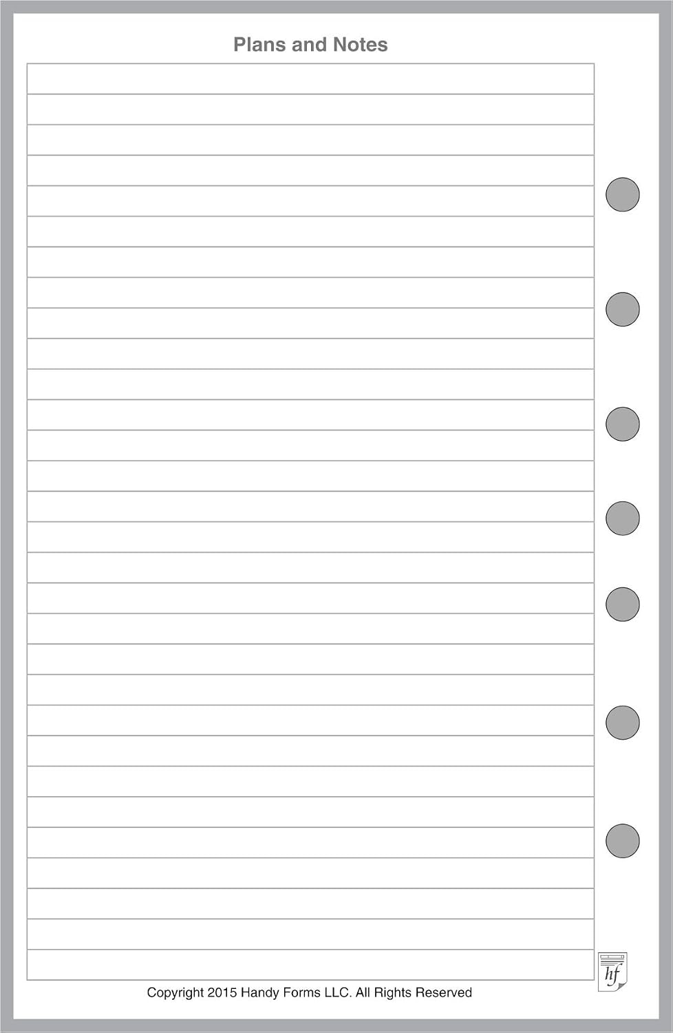 FC Classic Payment/Expense Record & Check Register, 50 Sheets, 5.5" x 8.5" | For 7-Ring FC Notebooks. Record payments, expenses, account balance. Ink-friendly heavyweight paper.