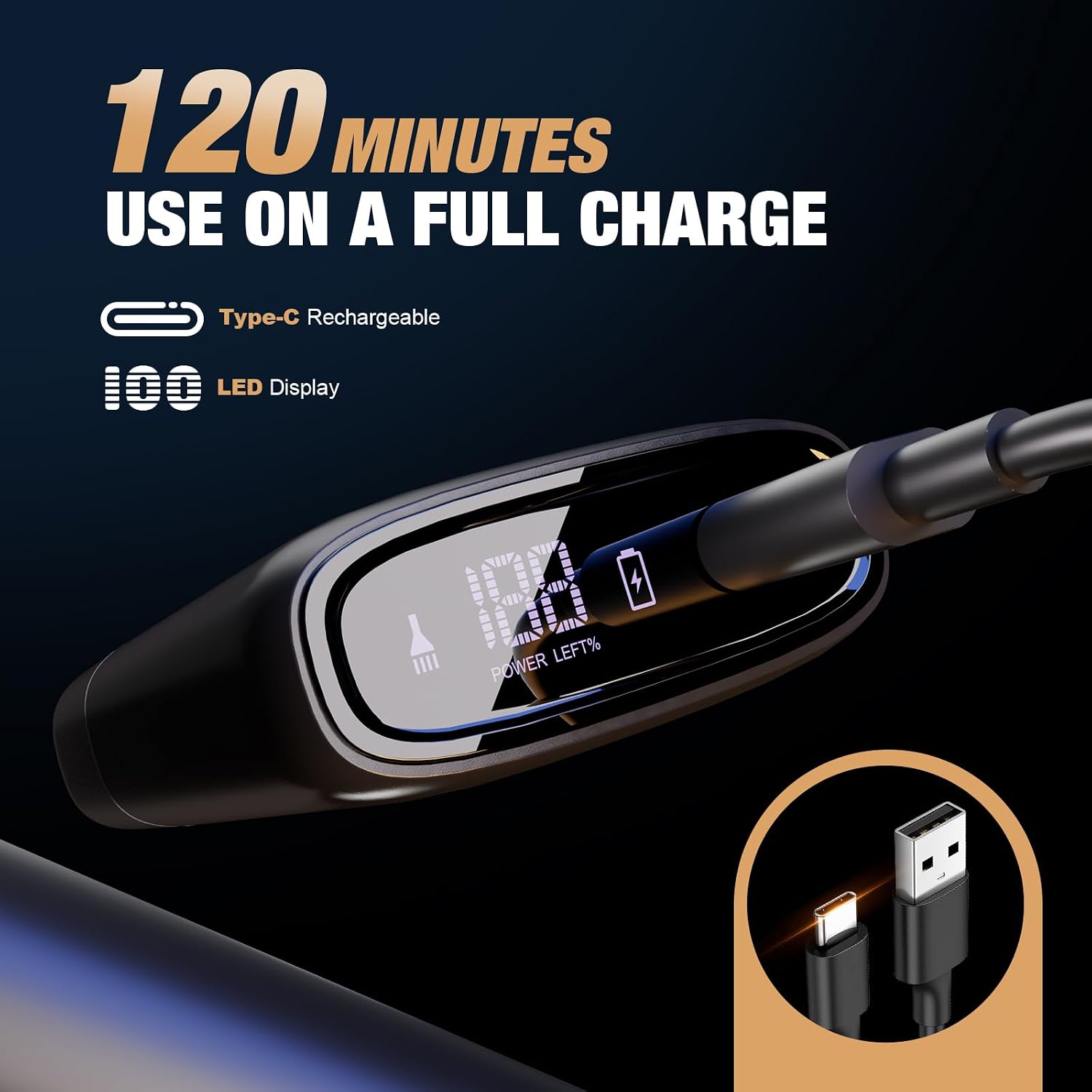 SUPRENT® PRO Professional Hair Clippers for Men- Hair Cutting Kit & Zero Gap T-Blade Trimmer Combo- Cordless Barber Clipper Set with LED Display