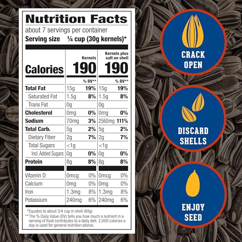 DAVID Jumbo Sunflower Seeds, Original Flavor, 5.25 oz.